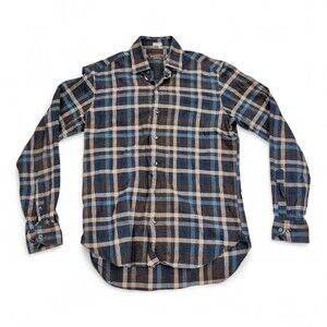 Patrick James Reserve Men's Plaid Button-Down Shirt M